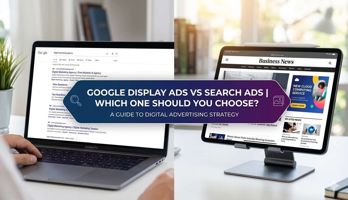 GOOGLE DISPLAY ADS VS SEARCH ADS | WHICH ONE SHOULD YOU CHOOSE?